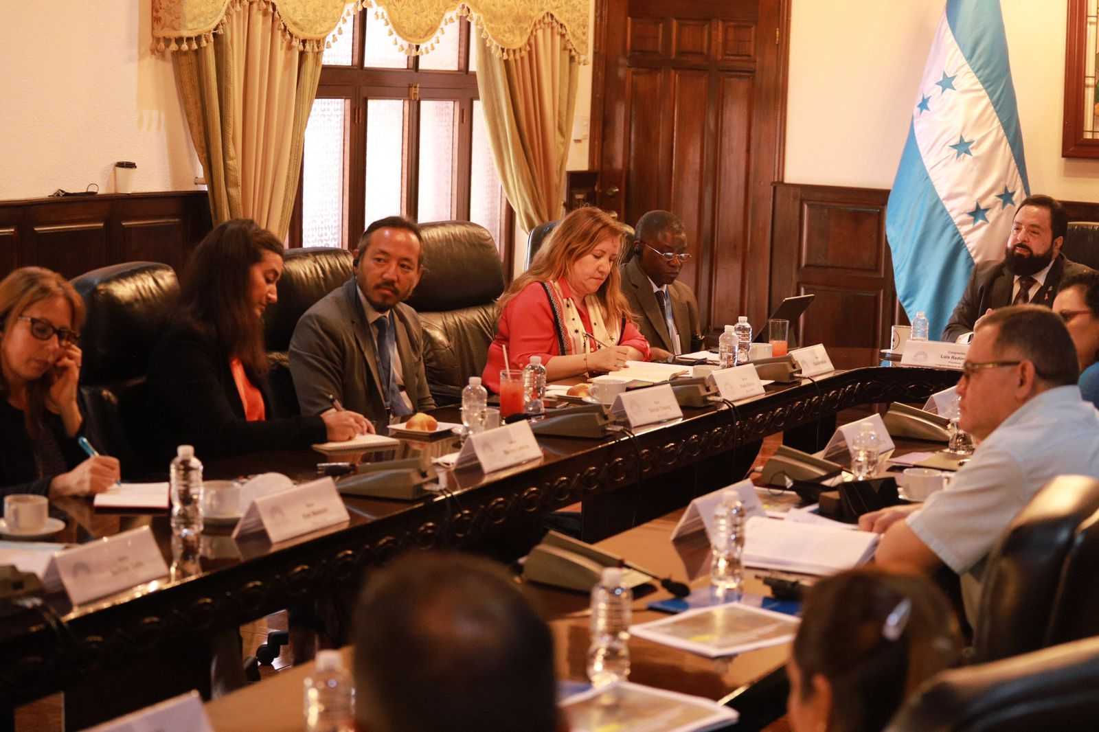 Presidente Luis Redondo y representantes de Naciones Unidas analizaron iniciativa de Ley de Desplazados